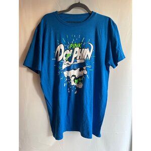 PINK DOLPHIN blue Large t-shirt